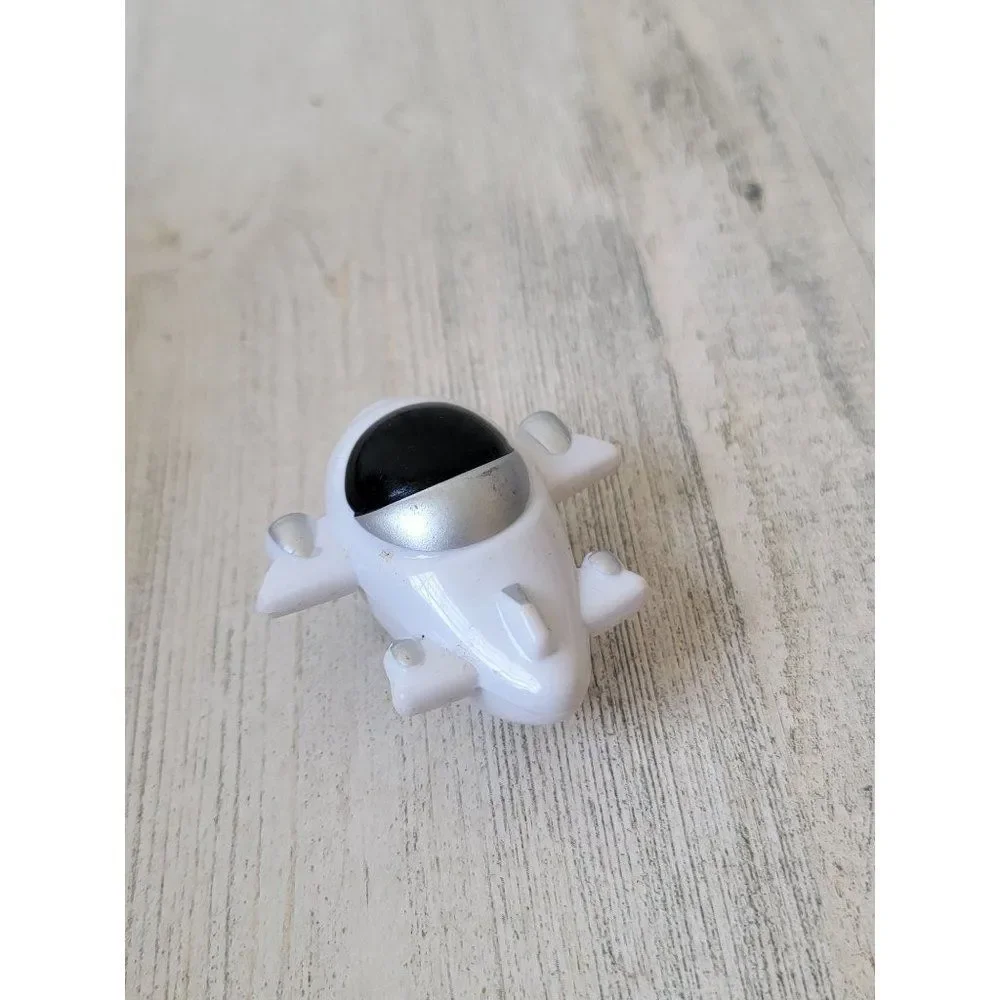 Mini white Airship airplane Rocket‎ toy figure
